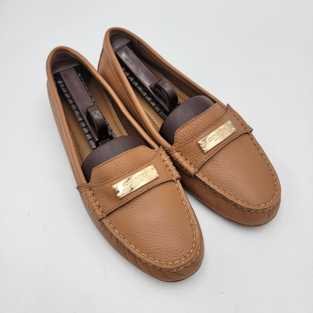Coach Brown Leather Loafers